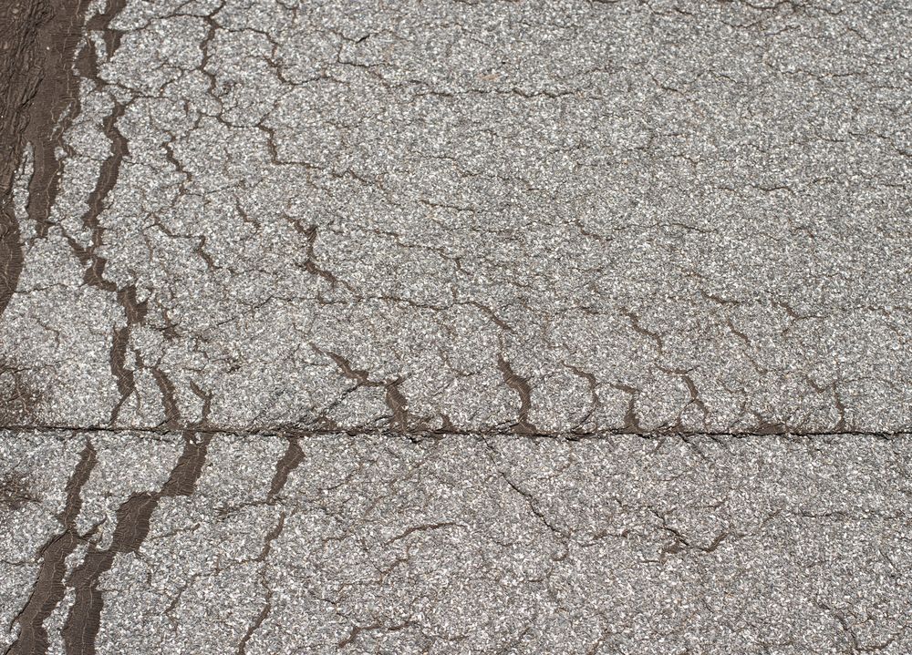 Losliggend dakleer op plat dak in Gorssel